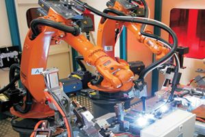 點焊機器人在機械制造中的應用實例