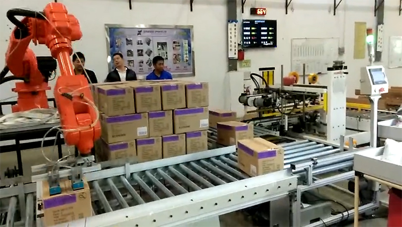 爾必地碼垛機器人助力傳統工廠實現自動化工業